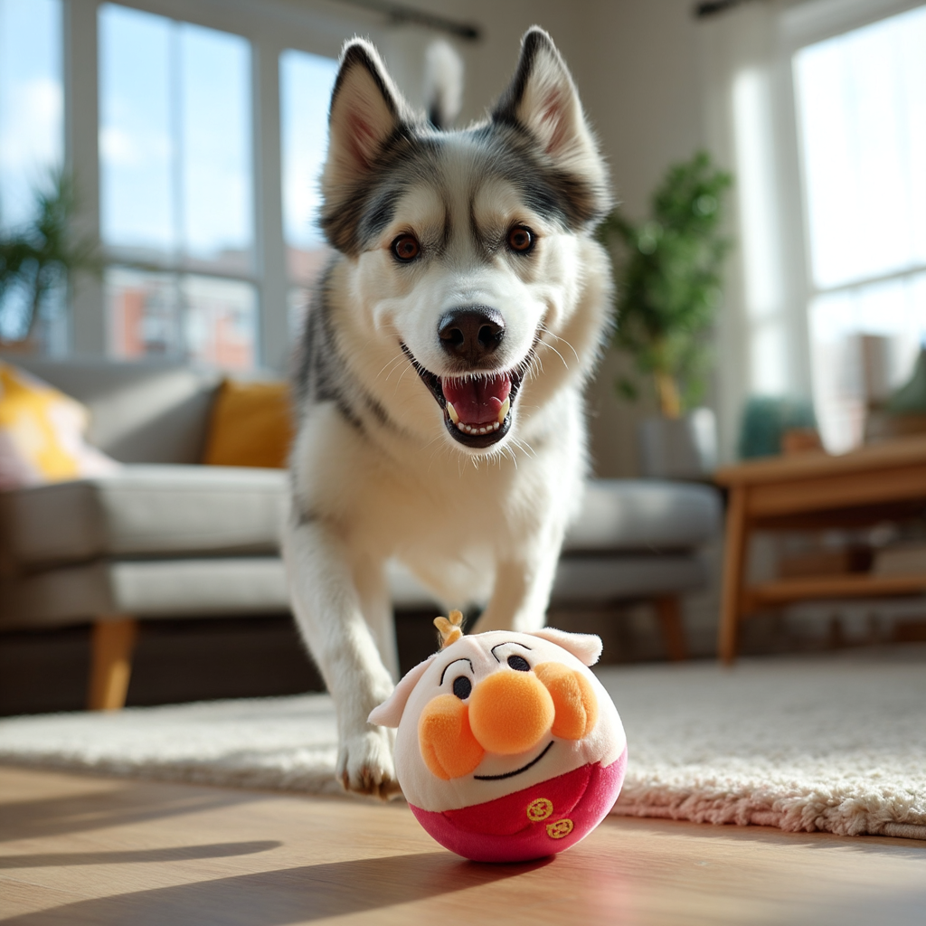 New Dog Toys Interactive Puzzle Electric Plush Jumping Ball USB Rechargeable Clown Cartoon Dog Training Toy Piggy Pet Product