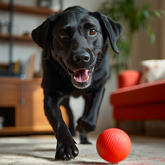 Dog Toy Rubber Ball Bite-Resistant Ball Toy for Dogs Puppy Teddy Pitbull Red Color Solid Ball S-XL Pet Supplies