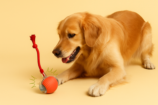 New Dog Interactive Ball Toy,Automatic Rolling Dog Ball Rechargeable,Smart Puppy Interactive Toy,Intelligent Balls Toy for Dogs