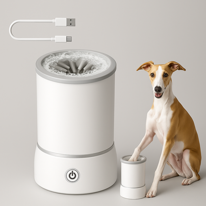 Pet Feet Washer Electrical Pet Paw Cleaner Automatic Pet Foot Cleaning Cup Portable Quick Low Noise Dog Cat Paw Cleaner