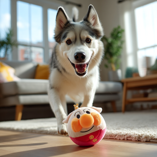 New Dog Toys Interactive Puzzle Electric Plush Jumping Ball USB Rechargeable Clown Cartoon Dog Training Toy Piggy Pet Product