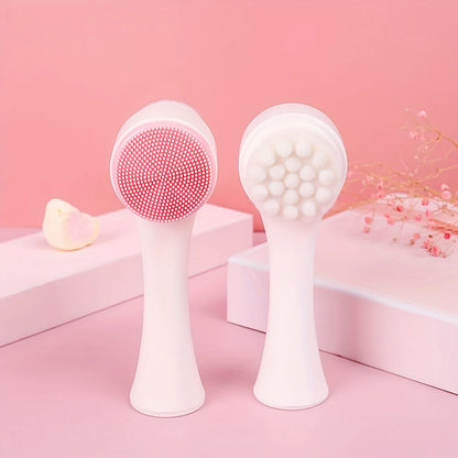 1Pc- Silicone Pet Paw Cleaner & Massage Brush - Dual-Sided Dog Grooming Tool for Healthy Coats and Claws
